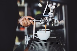 Cafeter�a, m�quina caf�